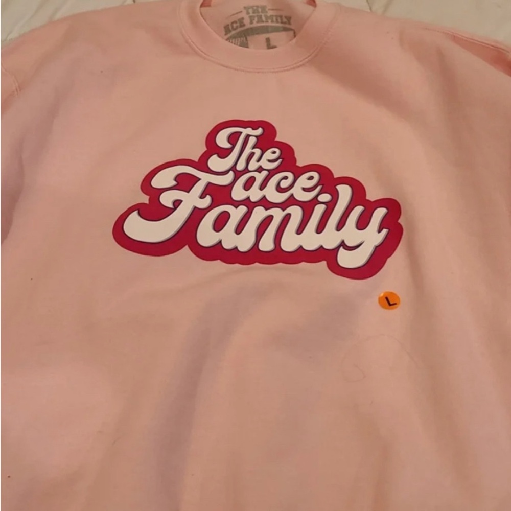 The Ace Family - Pink Sweatshirt Large